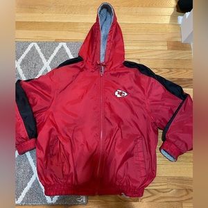 Kansas City Chiefs Full Zip Hooded Reversible Jacket